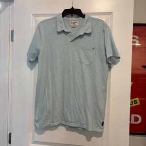 Men's Billabong Heather Baby Blue Polo